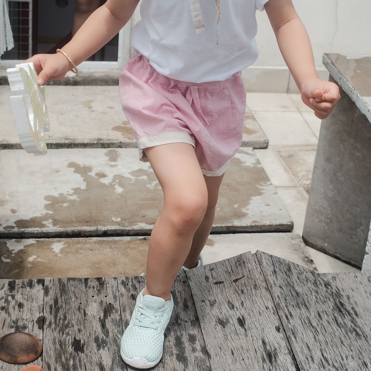 CHOI HANDMADE Bloomer bé gái Pastel pink