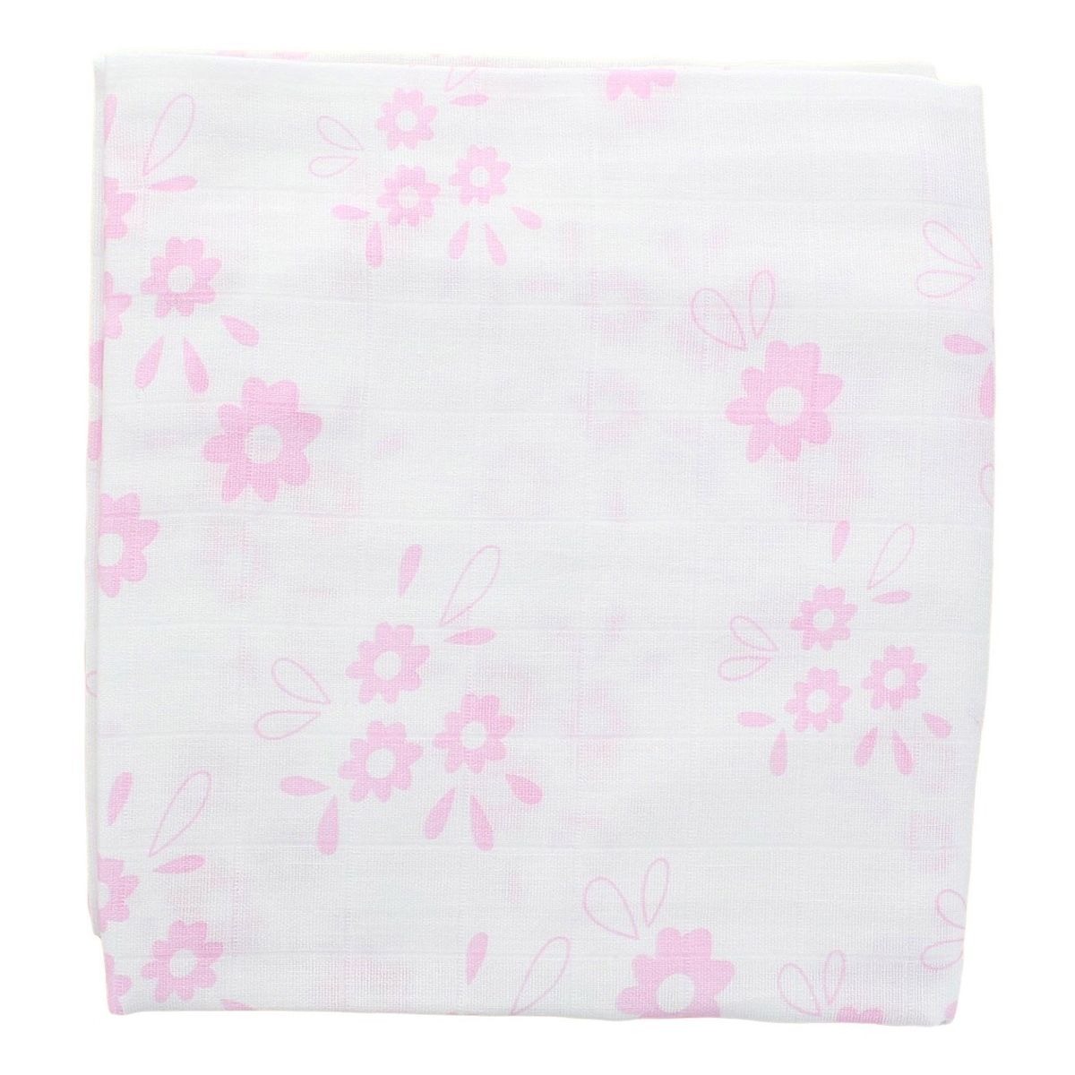 HANS NATUR 1 chiếc khăn xô họa tiết Pink 75x75cm
