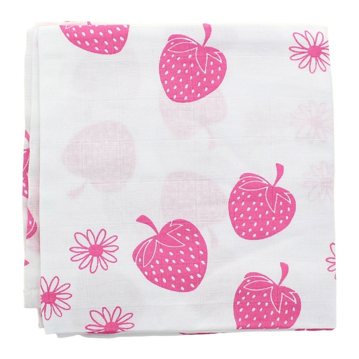 HANS NATUR 1 chiếc khăn xô họa tiết Pink 75x75cm