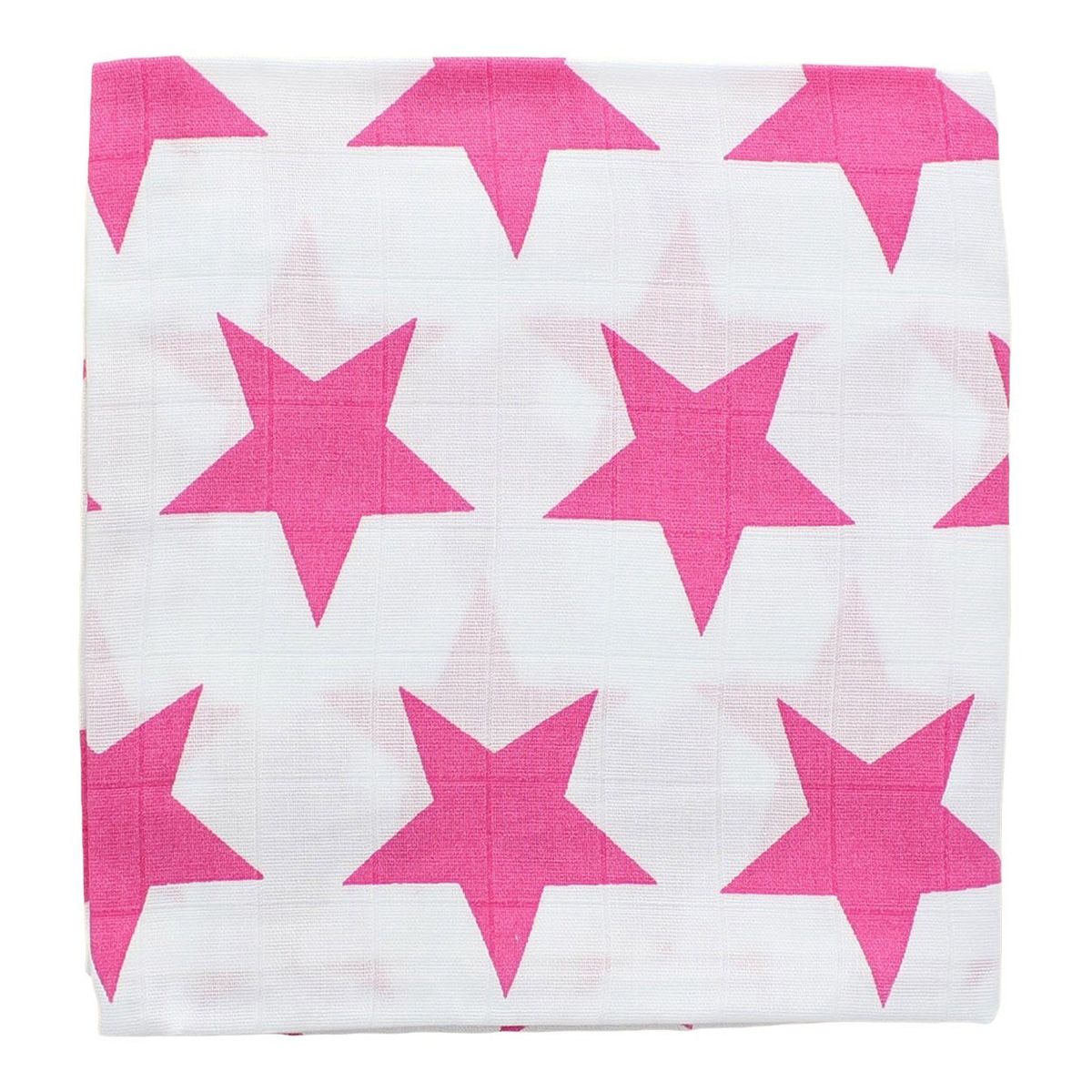 HANS NATUR 1 chiếc khăn xô họa tiết Pink 75x75cm