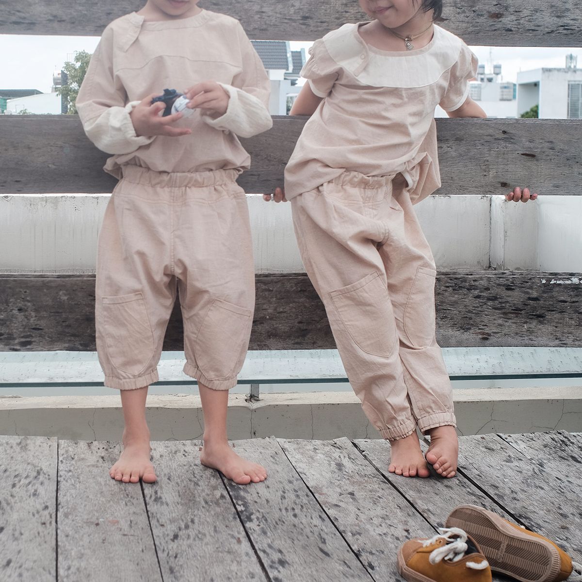 CHOI HANDMADE Quần jogger Pure cotton color
