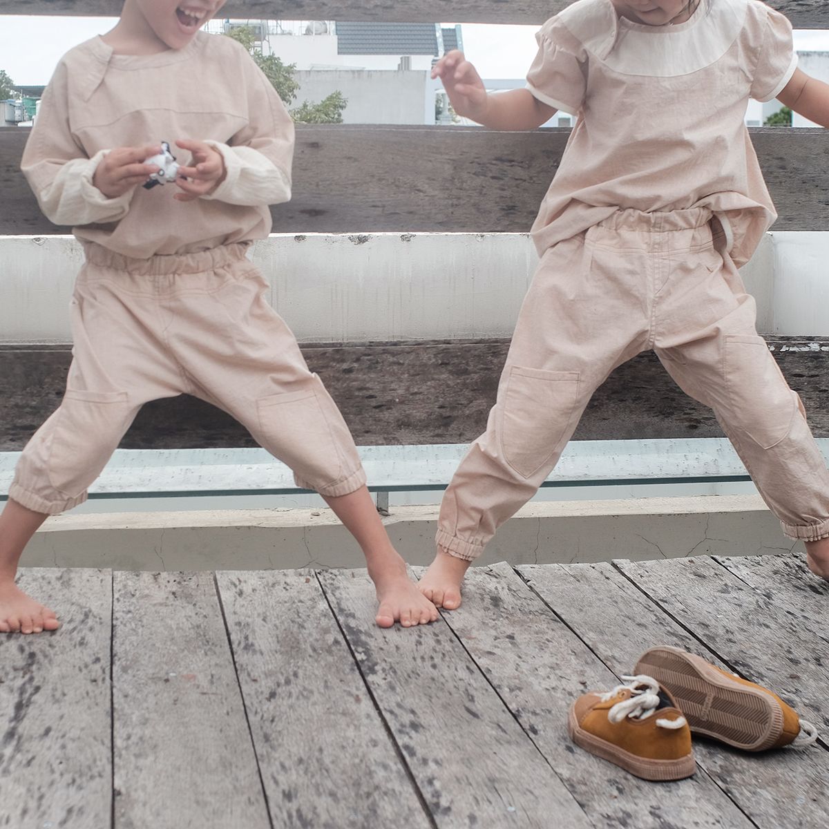 CHOI HANDMADE Quần jogger Pure cotton color