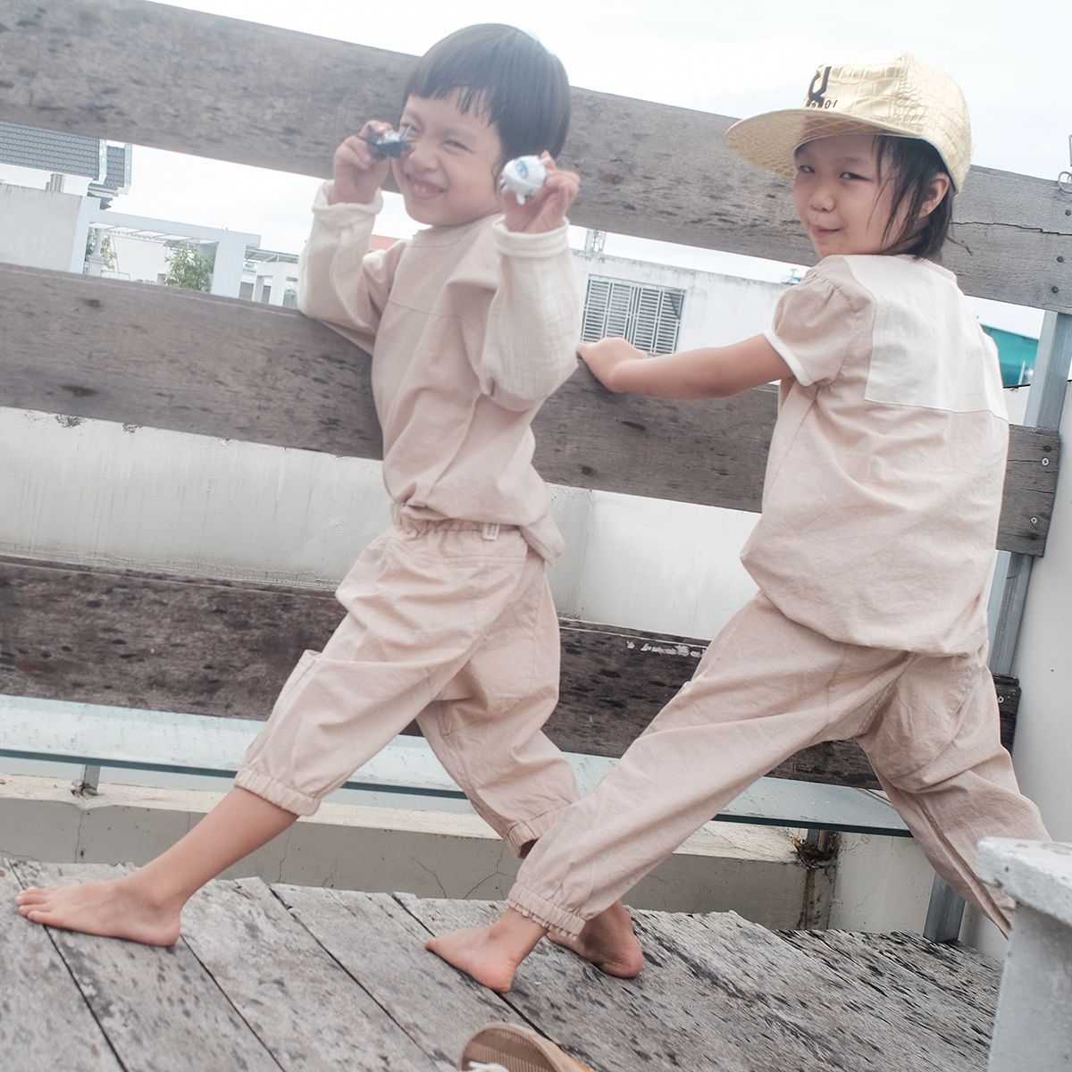 CHOI HANDMADE Quần jogger Pure cotton color