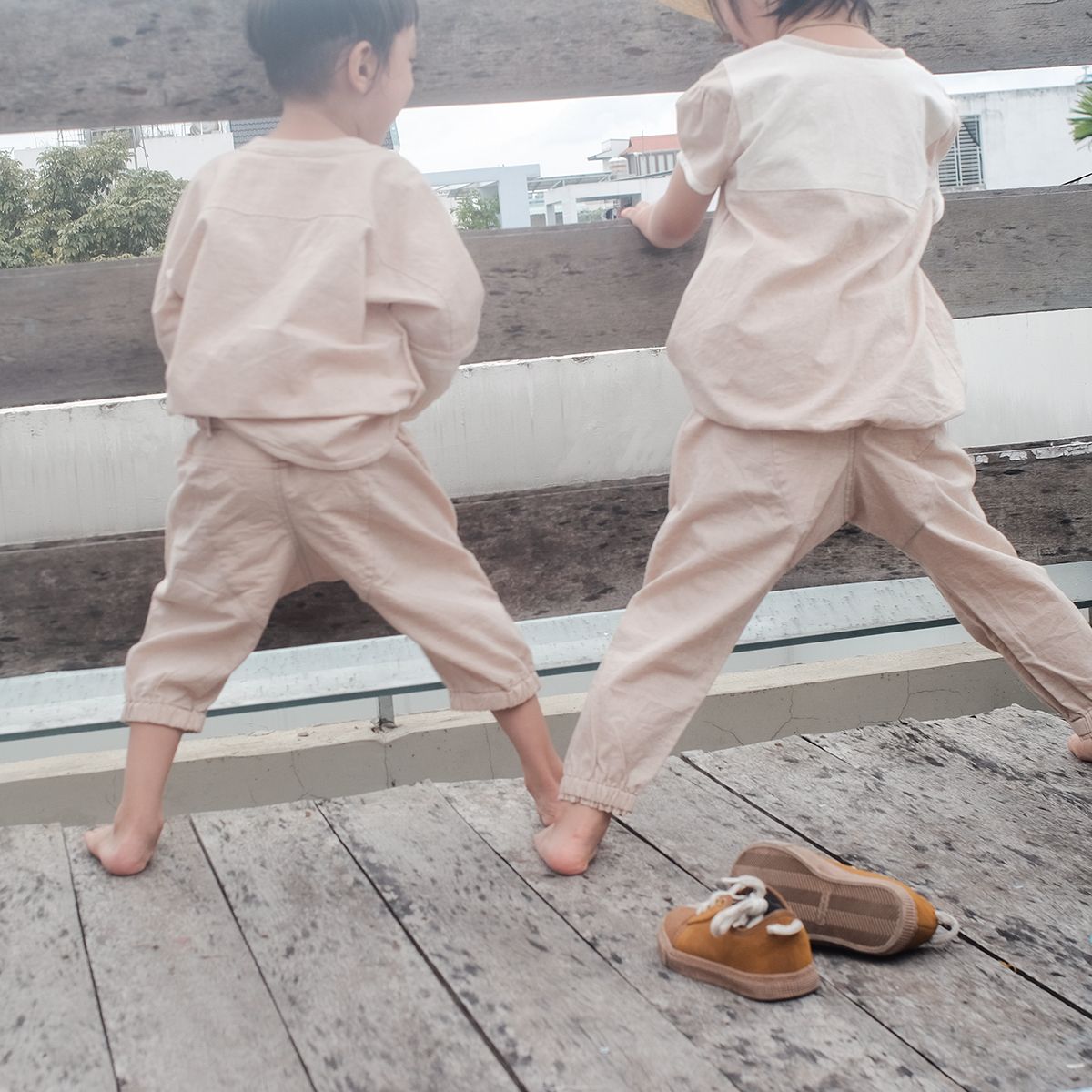 CHOI HANDMADE Quần jogger Pure cotton color