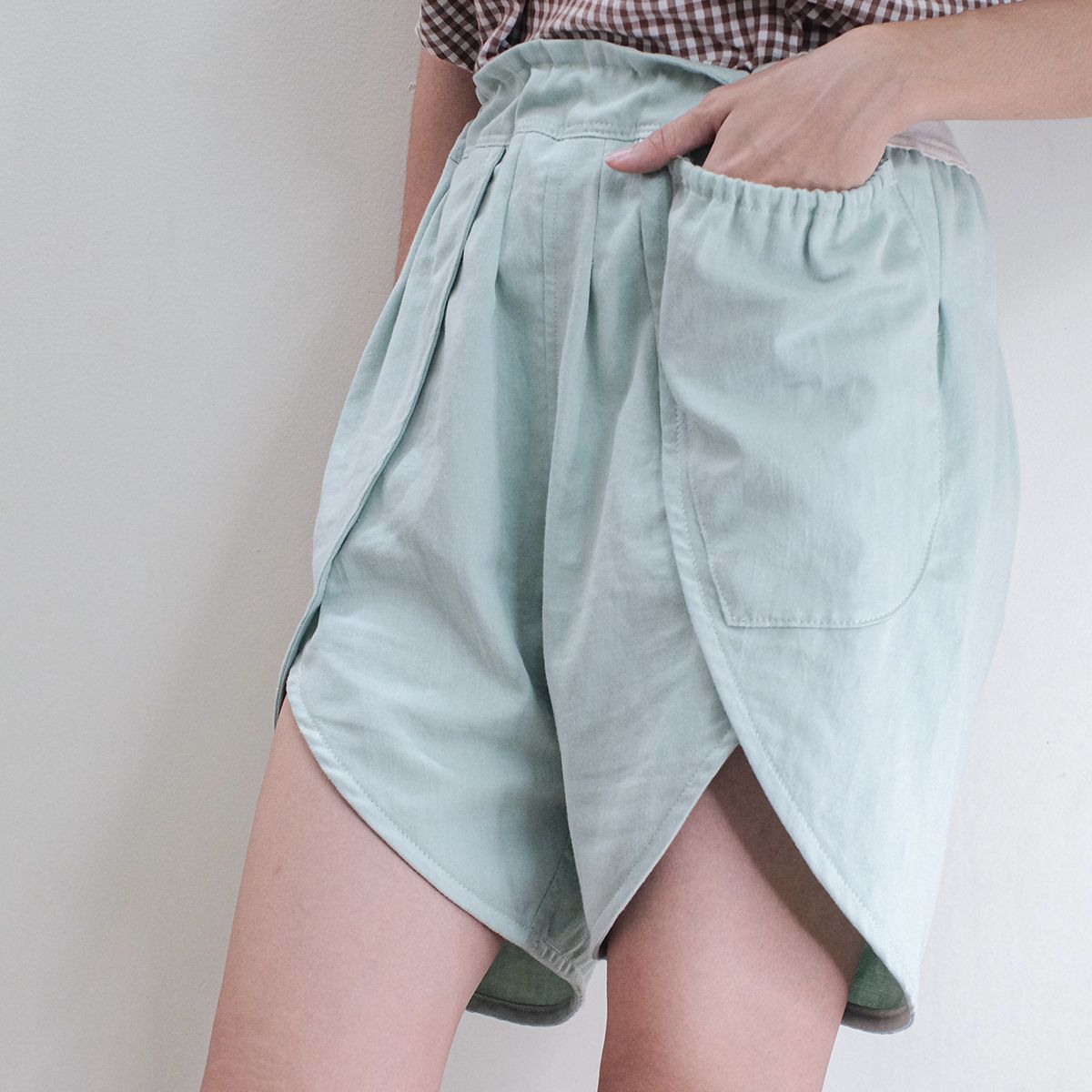 Quần short xẻ đùi | Tulip short | CHOI SEWING