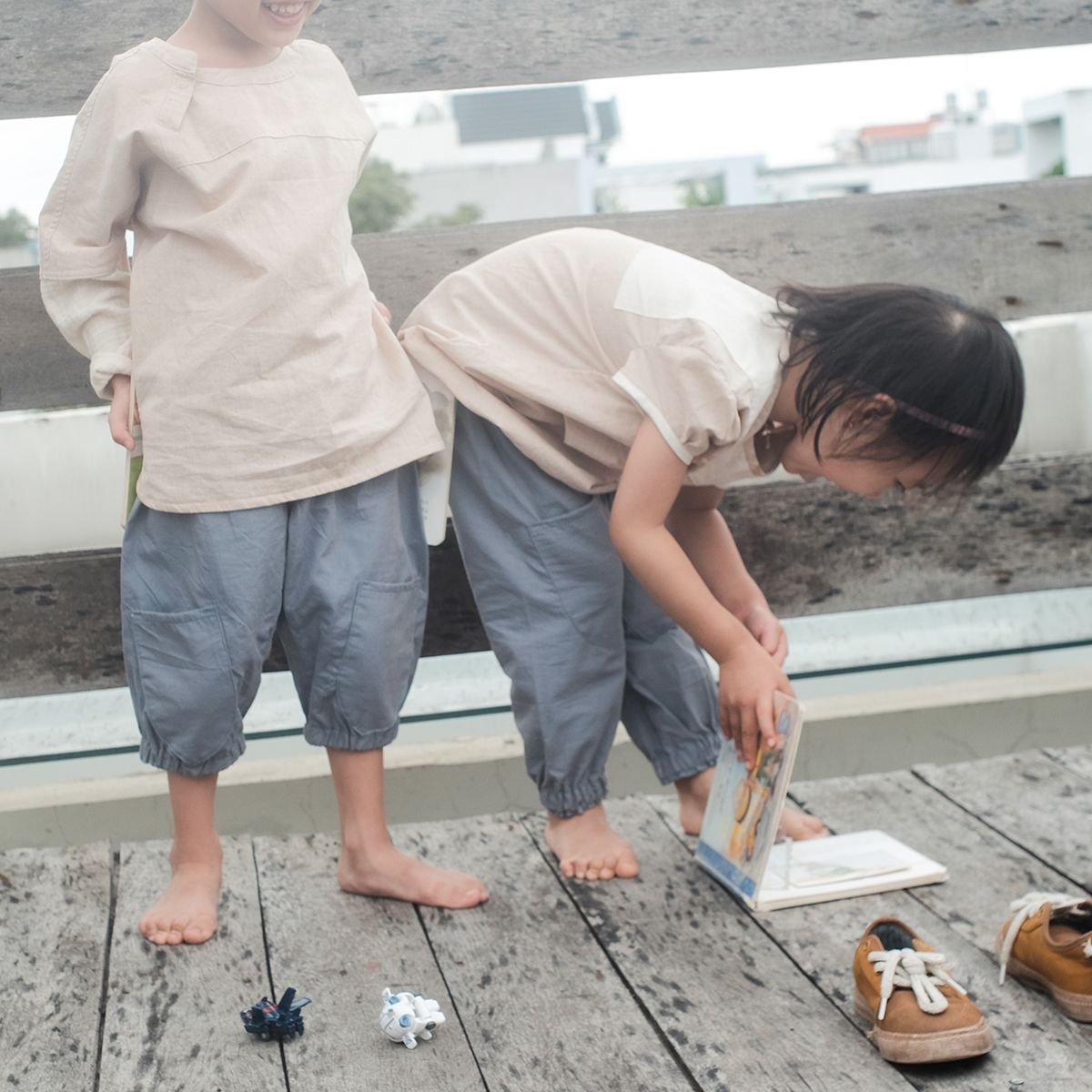 CHOI HANDMADE Quần jogger Sapphire