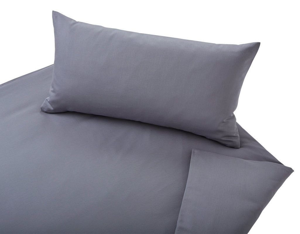 COTONEA Satin classic bedding màu platinum