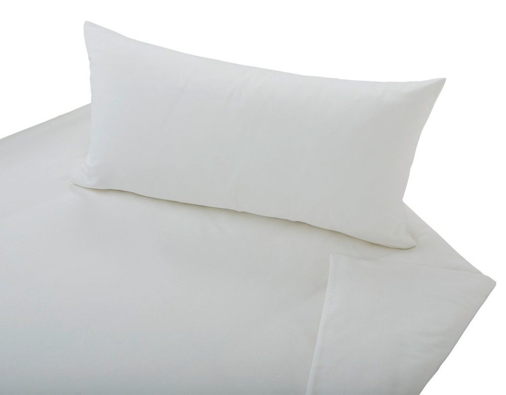 COTONEA Satin classic bedding màu white