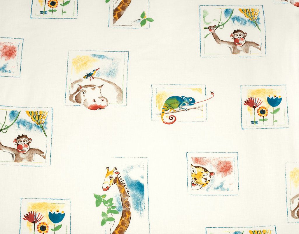COTONEA Satin Children Bedding Jungle Thú rừng