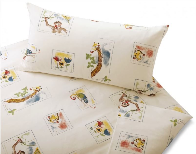 COTONEA Satin Children Bedding Jungle Thú rừng