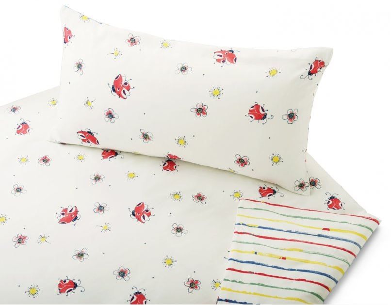 COTONEA Satin Children Bedding Marini Stripe