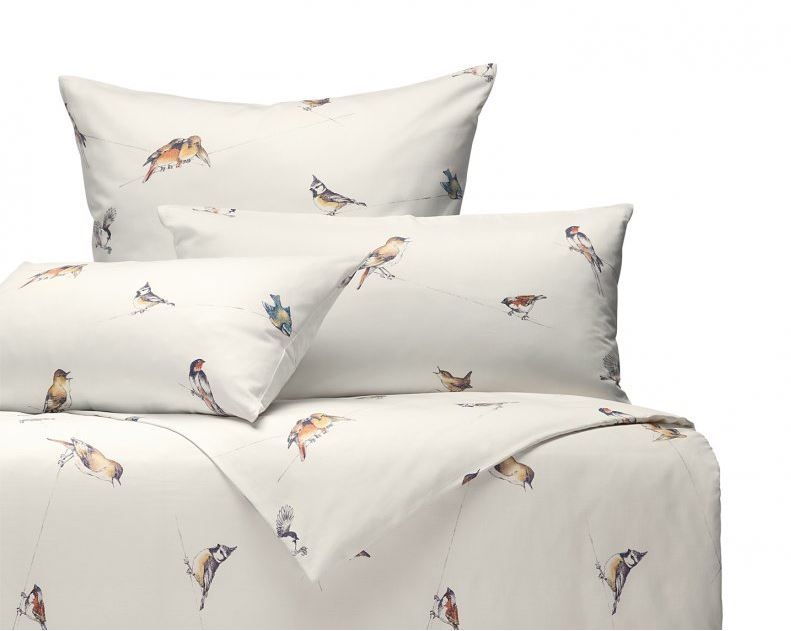 COTONEA Satin nightingale bedding chim họa mi