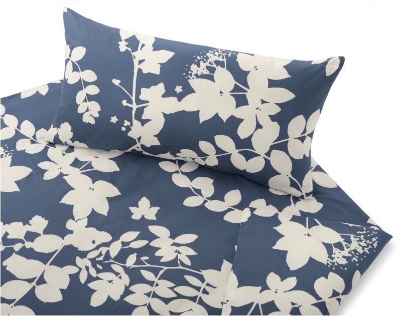 COTONEA Satin Evergreen Bedding màu navy