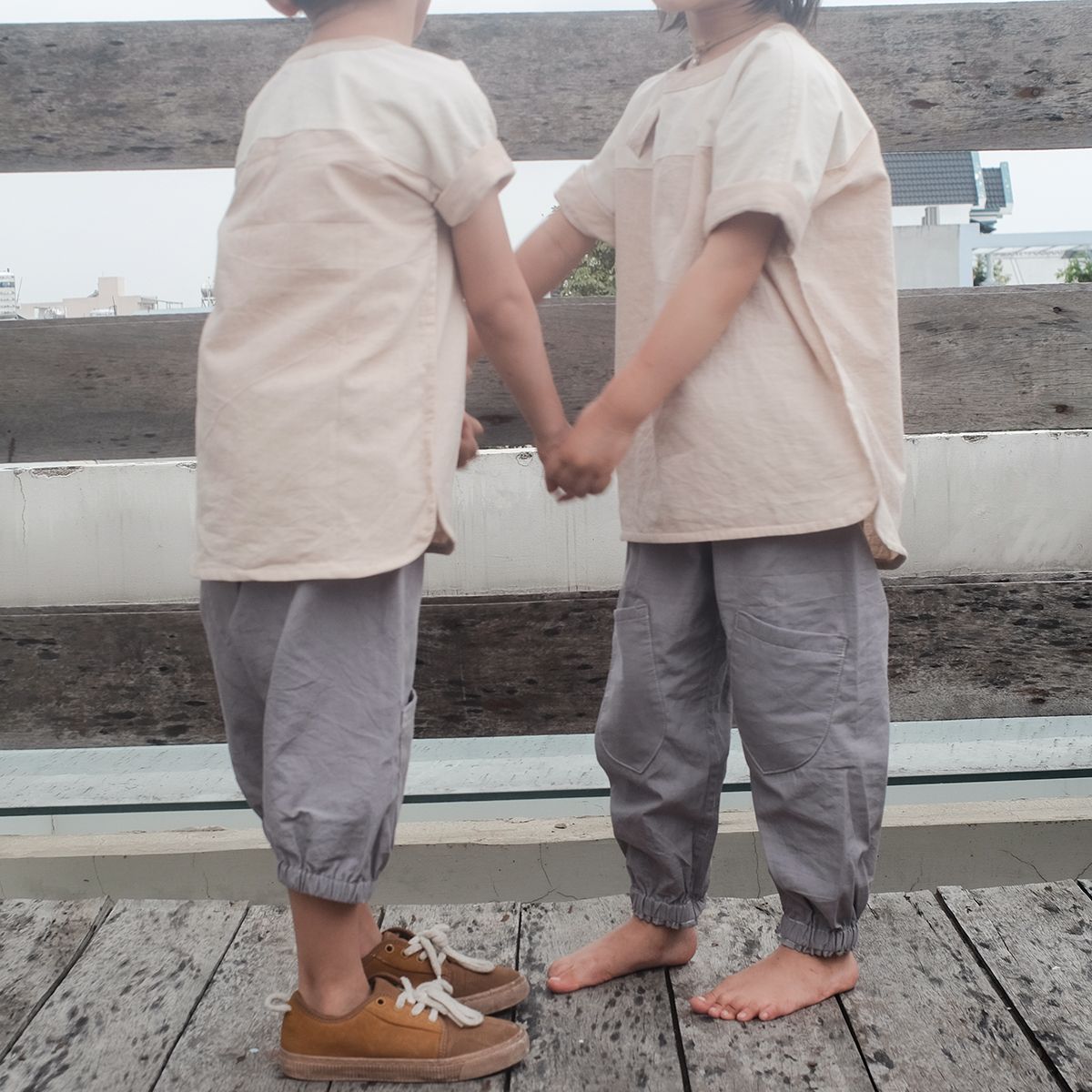 CHOI HANDMADE Quần jogger Smoke