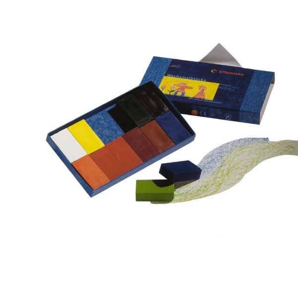 Sáp màu dạng khối 41x23x12mm | Crayon Block | STOCKMAR | HỌA CỤ