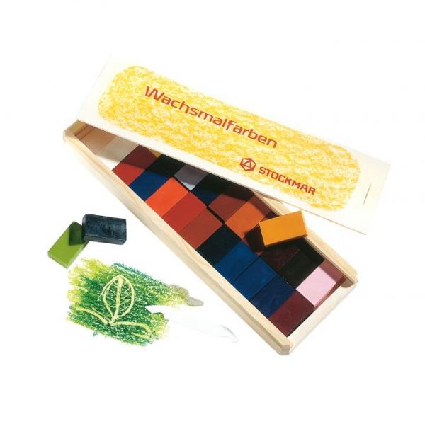 Sáp màu dạng khối 41x23x12mm | Crayon Block | STOCKMAR | HỌA CỤ