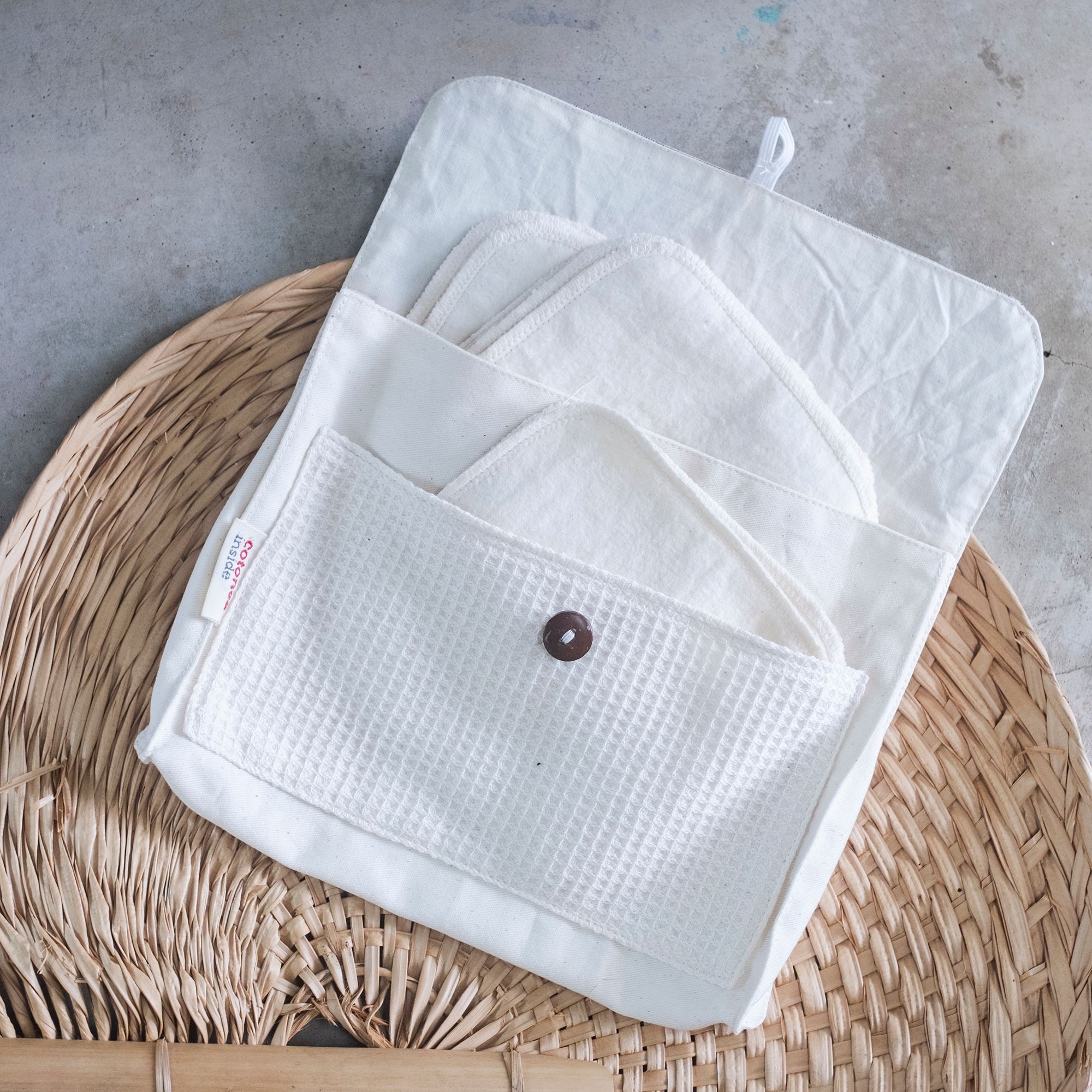 CHOI HANDMADE Túi đựng khăn lau & BVS | Travel pouch