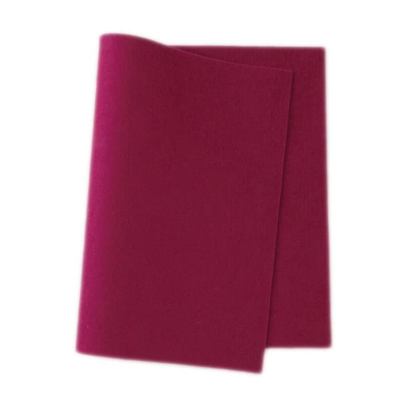 Vải nỉ lông cừu không dệt | Red set | True Felt wool | MEANINGFUL CRAFTS