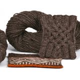  Len lông cừu hữu cơ 100g | Brown Organic Wool | FINKHOF 