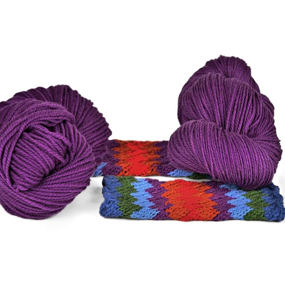  Len lông cừu hữu cơ 100g | Purple Organic Wool | FINKHOF 