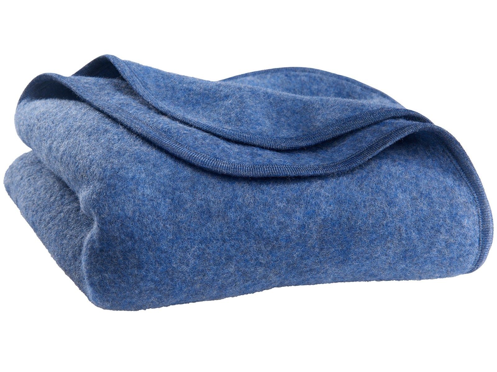 ENGEL Chăn 100% Merino wool fleece Natural 80x100