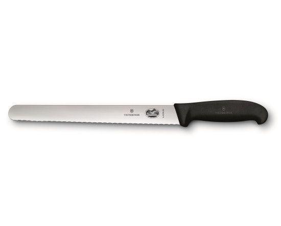 Dao Victorinox Victorinox 5.4233.25 cán đen, lưỡi răng cưa 25cm