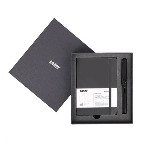  Gift set LAMY Notebook A6 softcover black + LAMY Al-star Black 