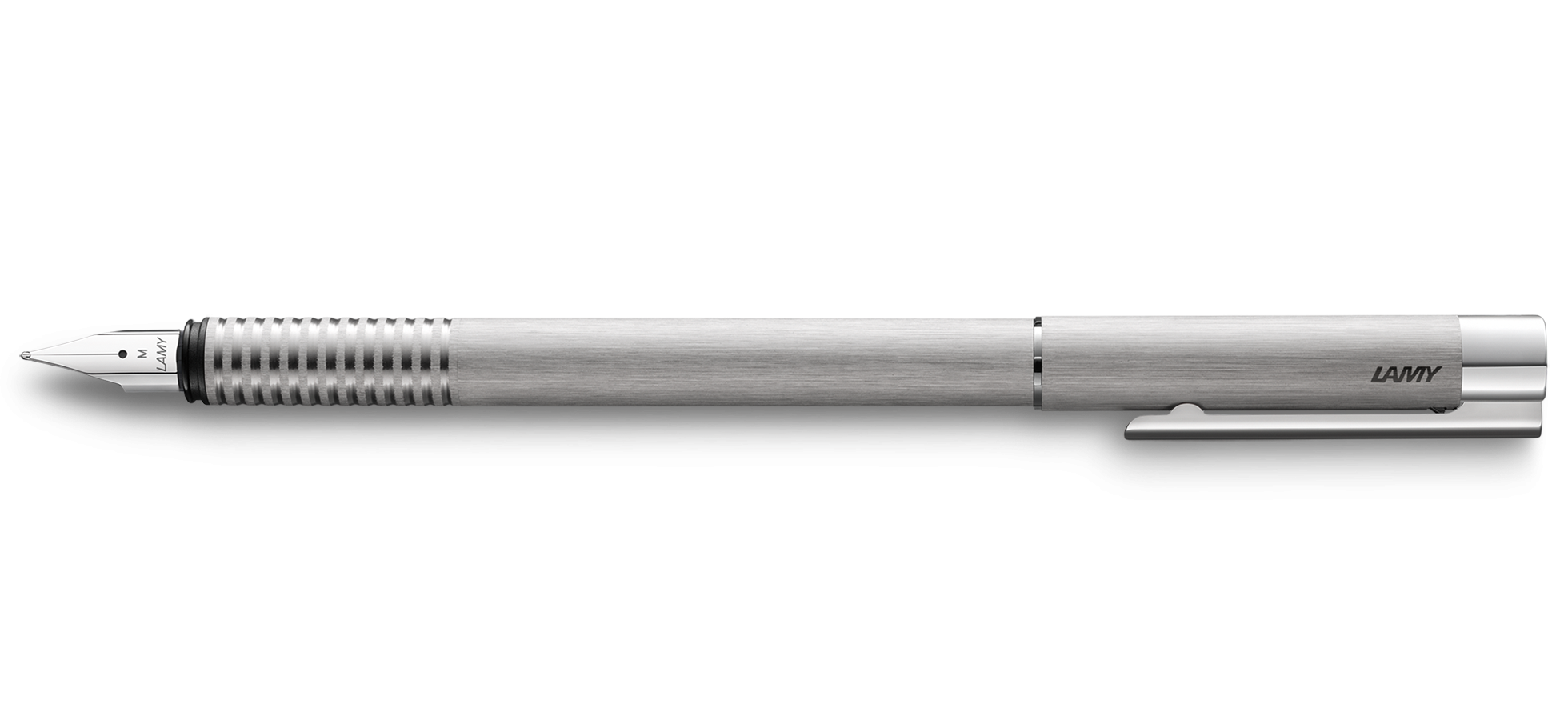 Bút máy LAMY logo (Brushed Steel)