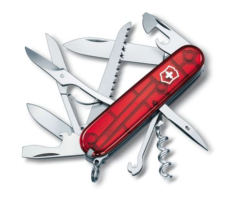  Dao xếp Victorinox Huntsman Red Trans (91mm) 