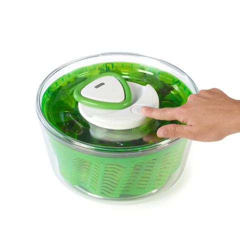  Dụng cụ rửa rau tiện dụng Zyliss Easy Spin 2 Salad Spinner Large Green 