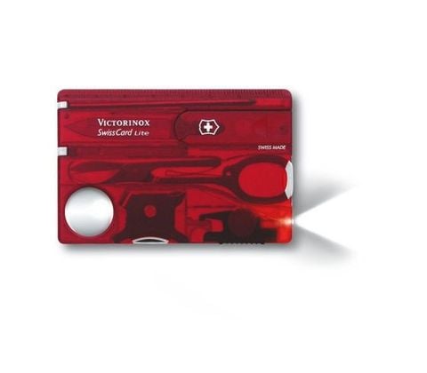 Victorinox Swiss Card Life Red Trans