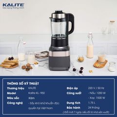 Máy làm sữa hạt KALITE KL-950