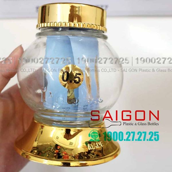 Hũ Sâm Trái Cây Phú Hòa 0.5 Lít | PH 0.5 , Bình Sâm Cao Cấp Việt Nam