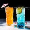 DELI DSKB035 - Ly Thủy Tinh Delisoga Aborigines Tiki Glass 410ml | Thủy Tinh Cao Cấp