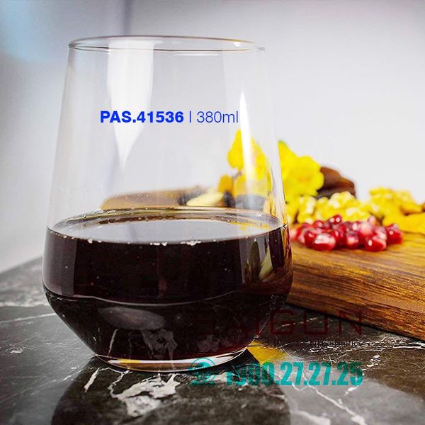 Pasabahce 41536 - Ly Thủy Tinh Pasabahce Allegra Bardak 380ml | Nhập Khẩu Thổ Nhĩ Kỳ