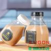 Chai Thủy Tinh Vuông Lùn 350ml , 500ml Nắp Nhựa | Tùy Chọn Dung Tích