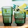 Deli Y5865-2G - Ly Thủy Tinh Deli LINQ Green Tumber Glass 400ml | Thủy Tinh Cao Cấp