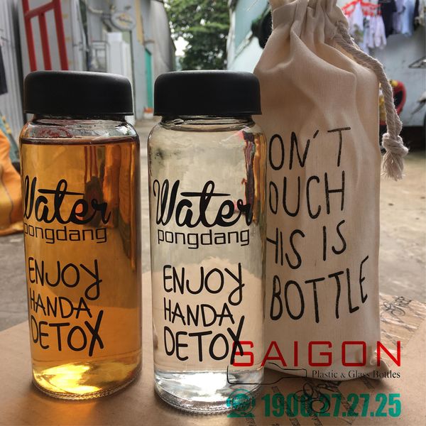 Chai Water PongDang Detox 420ml Nắp nhựa