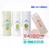 Bình Thủy Tinh Bọc Nhựa PP Giữ Nhiệt 400ml ( BN.14)