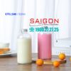 Chai Thủy Tinh Tròn Cao 500ml Nắp Nhôm