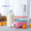 Chai Thủy Tinh Tròn Cao 500ml Nắp Nhôm