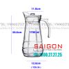 DELI YZH36 - Bình Nước Thủy Tinh Deli Pitcher Glass 1700ml | Thủy Tinh Cao Cấp