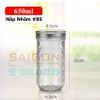 Hũ Kim Cương Đái nhỏ Nắp Nhôm 650ml