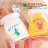 Hũ Yaout 100ml in hình Thỏ Dreams! (Combo12 hũ)