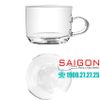 Union 324 | 325 - Bộ Tách Thủy Tinh Union Stack Tea Cup 200ml | Nhập Khẩu Thái Lan