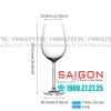 IDELITA 88BD75 - Ly thủy tinh Pha Lê IDELITA Danube Melodic Red wine Crystal glasses 750ml | Thủy Tinh Pha Lê Cao cấp