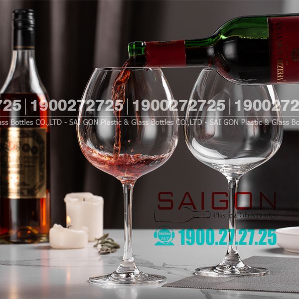 IDELITA 96BG66 - Ly thủy tinh Pha Lê IDELITA Seine Burgundy wine Crystal glasses 660ml | Thủy Tinh Pha Lê Cao cấp