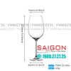 IDELITA 99BD75 - Ly thủy tinh Pha Lê IDELITA Rhine Charm Bordeaux Crystal glasses 750ml | Thủy Tinh Pha Lê Cao cấp