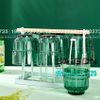 Deli Y5865-1G - Ly Thủy Tinh Deli LINQ Green Rock Glass 340ml | Thủy Tinh Cao Cấp