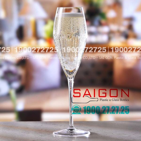 Luigi Bormioli A08748 - Ly thủy tinh Pha Lê Luigi Bormioli Atelier Prosecco Champagne Crystal Glasses 270ml  | Nhập Khẩu Italy